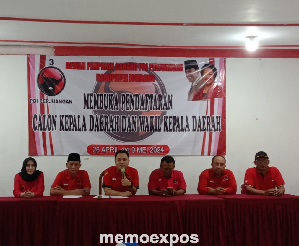 DPC PDIP Jombang Buka Pendaftaran Bakal Calon Bupati 2024