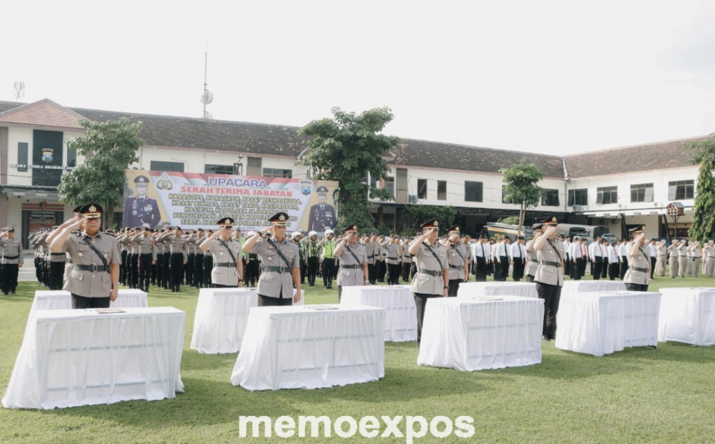 Kapolres Jombang Pimpin Sertijab 8 Pejabat Utama dan 7 Kapolsek Jajaran, Berikut&nbsp;Nama-namanya