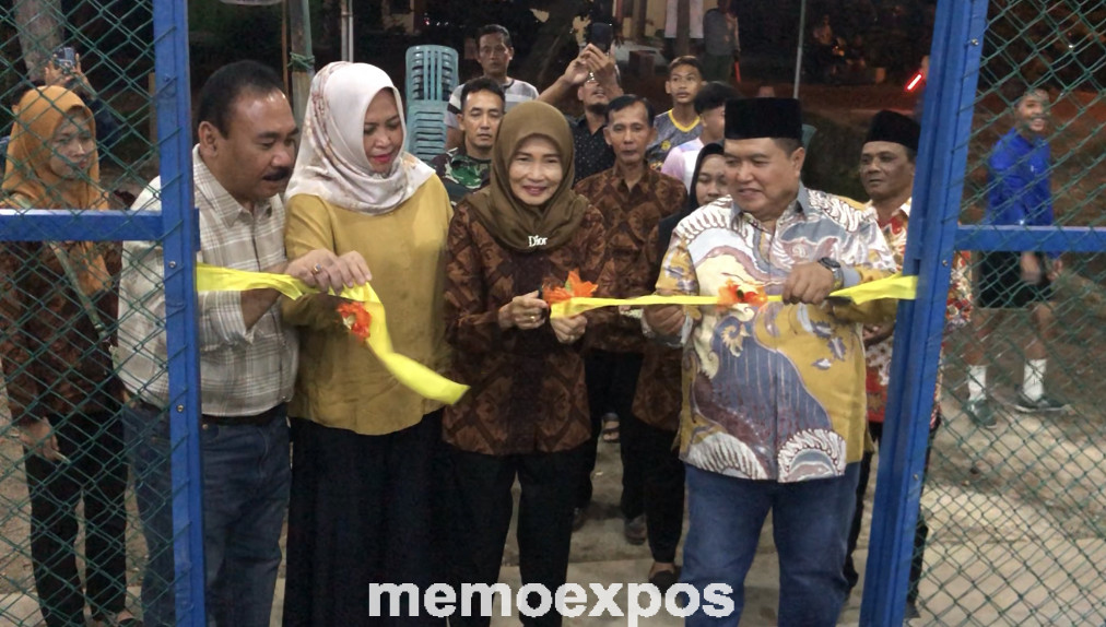 Lapangan Futsal Mewah di Desa Godong Jombang&nbsp;Diresmikan