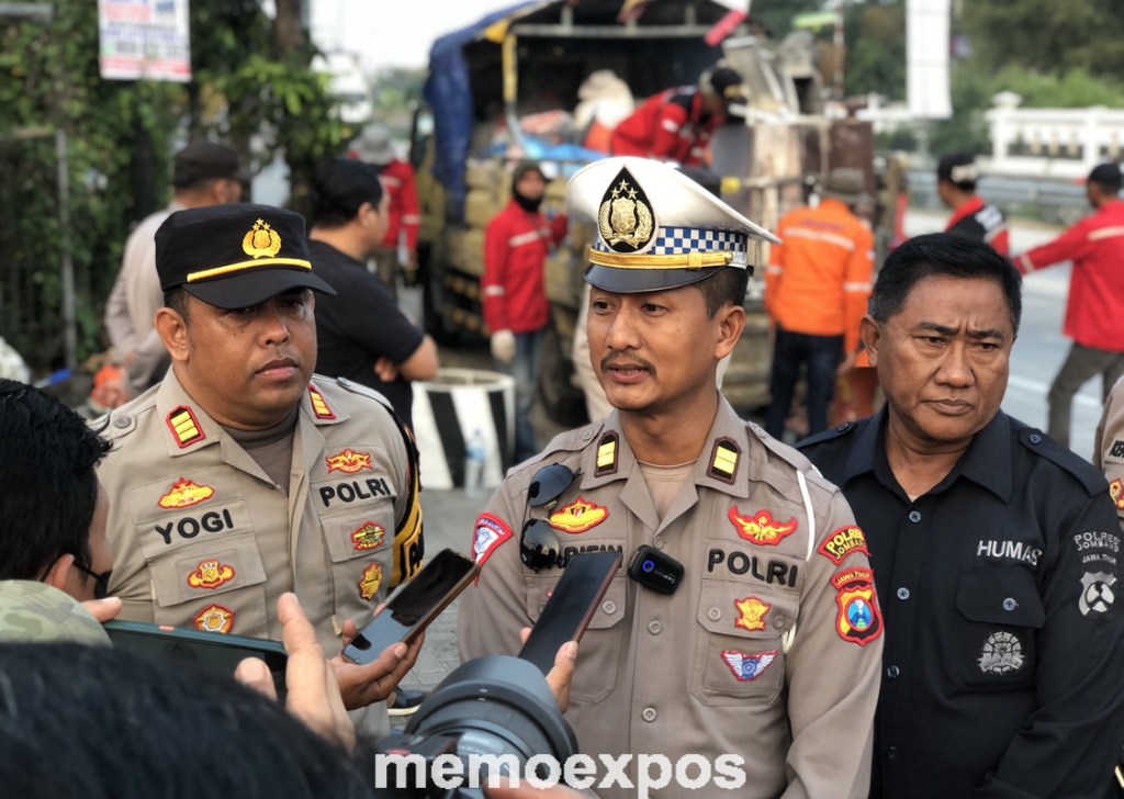 Marak Balap Liar, Polres Jombang Pasang Speed Trap di Jalan&nbsp;Raya