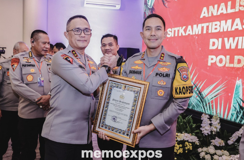 Polres Jombang Kembali Terima Dua Penghargaan&nbsp;Sekaligus