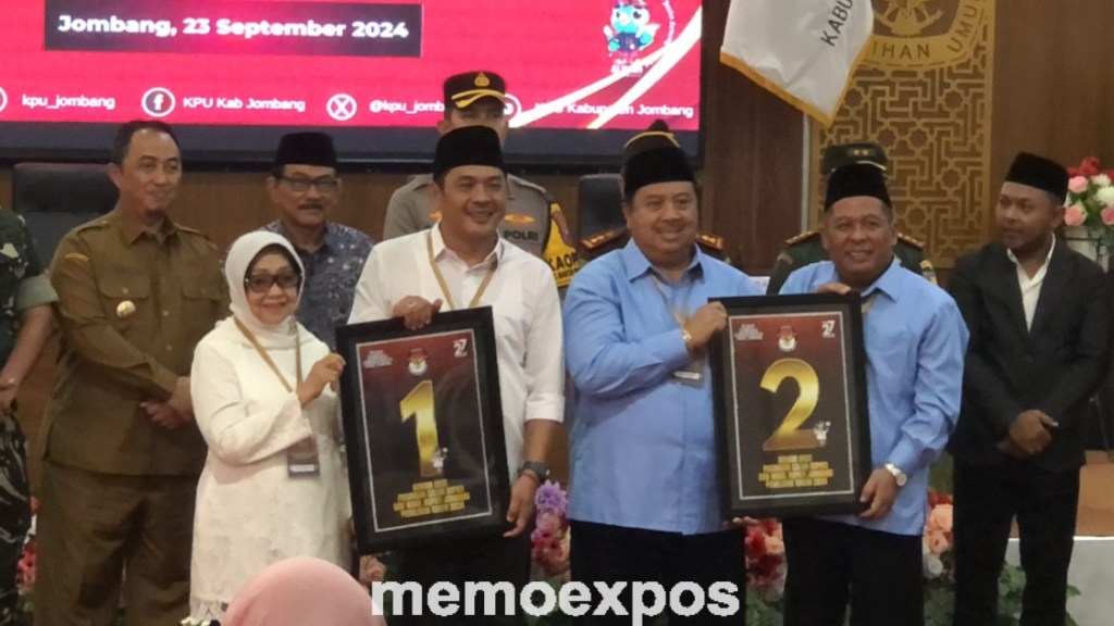Pengundian Nomor Urut Pilkada Jombang, No 1 Mundjidah – Sumrambah, No 2 Warsubi –&nbsp;Salman